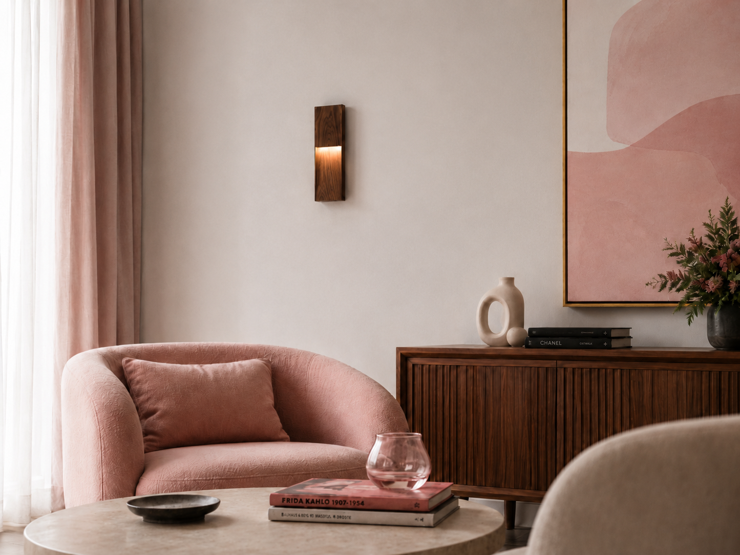 Walnut Wall Light LUXO