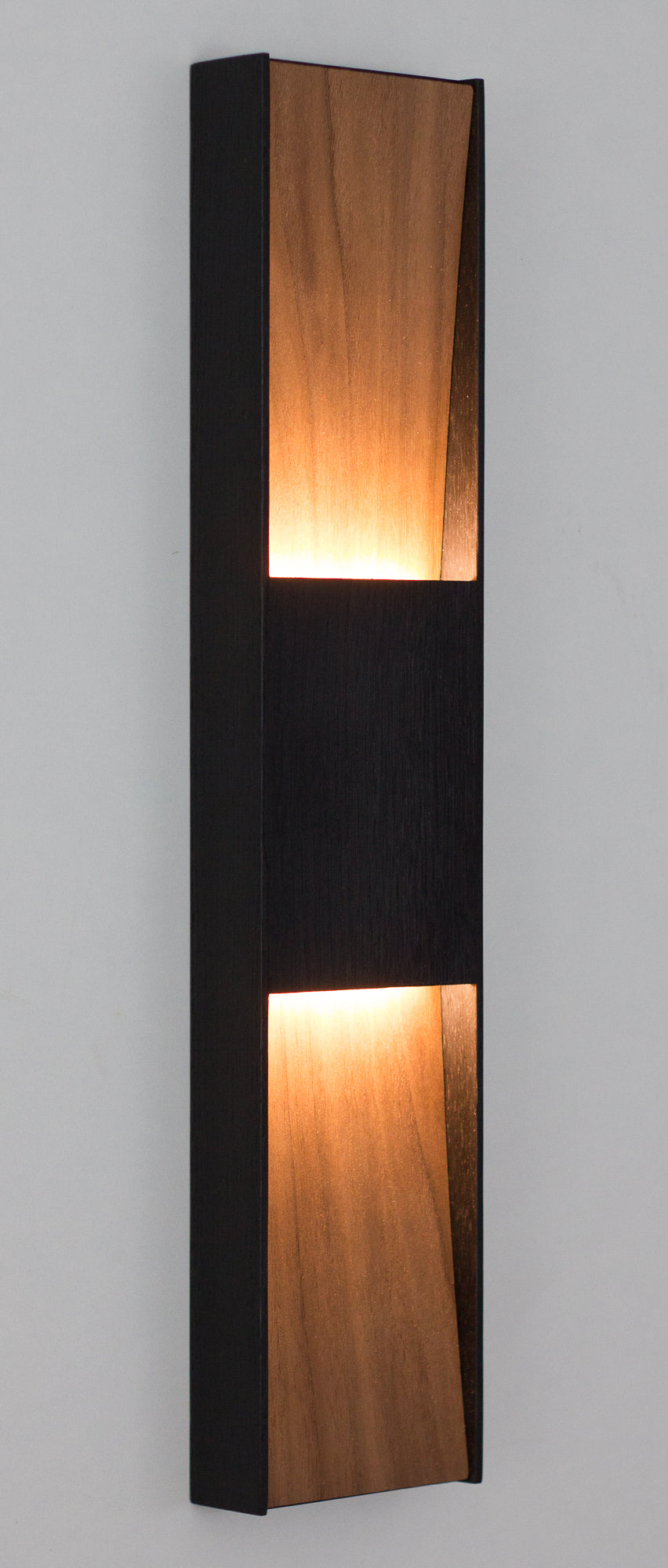 DUALITY Walnut Wall Light - LED Sconce