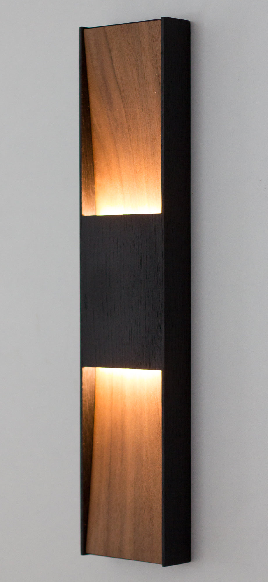 DUALITY Walnut Wall Light - LED Sconce