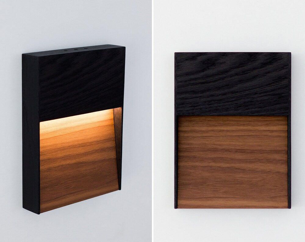 Walnut AmberLight - LED Wall Light